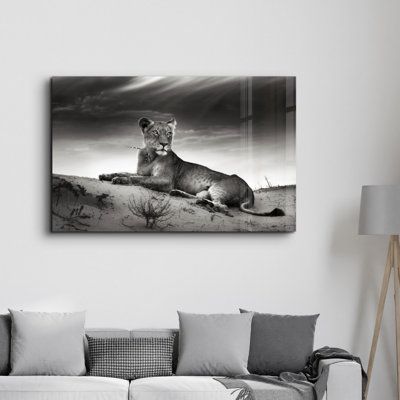 Elegant Tempered Glass Wall Art Painting, 13.8 x 21.7 inches | 100% Tempered Glass, Thickness: 0.16 inches | UV Printed for Vibrant Colors | Perfect for Home Decor, Living Room, & Office Spaces