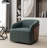 Andretta Faux Leather Swivel Barrel Chair (Set of 2)-501394318