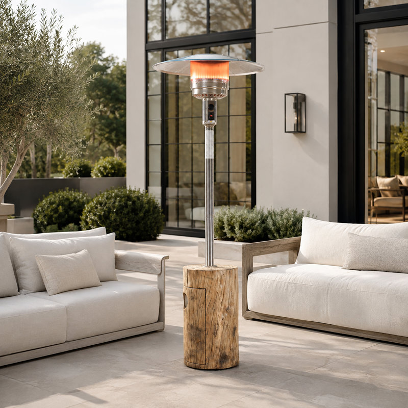 Chauffage de terrasse sur pied au propane de 48 000 BTU