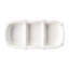Berry & Thread 14" Triple Section Server - Whitewash