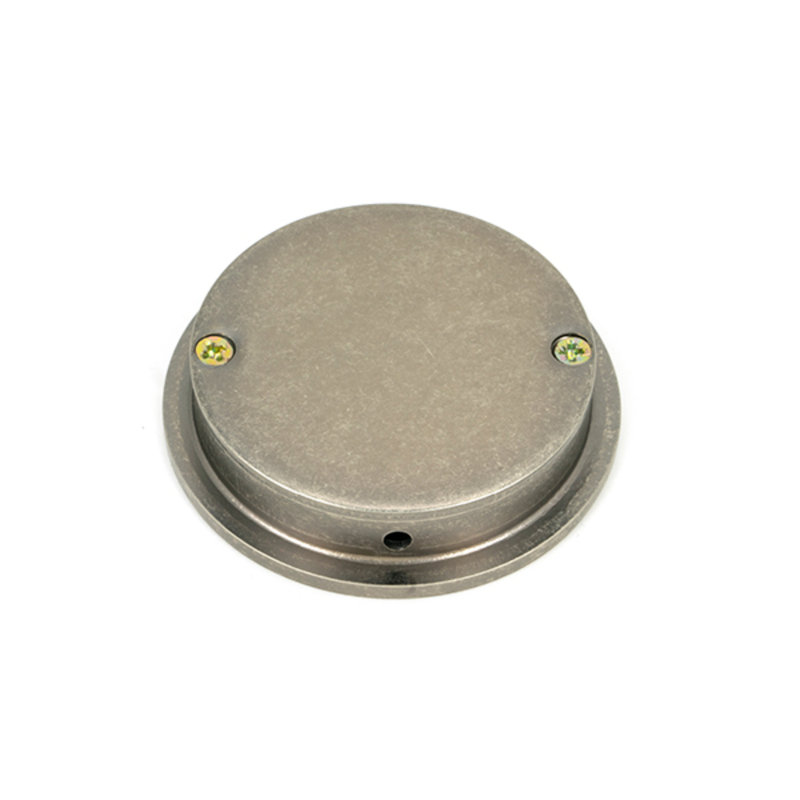 Polished Nickel 60Mm Plain Round Pull, 4 cm, Pewter Patina