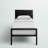 Babbitt Vegan Leather Metal Platform Bed-262917850