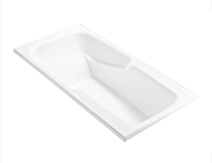 Wyndham 4 DoloMatte 71" x 36" Drop in Soaking Solid Surface Bathtub