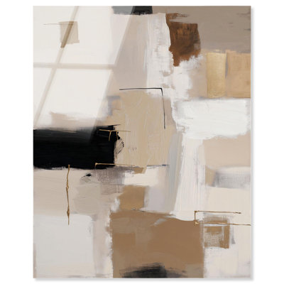 Urban Contrast III, impression sur acrylique, art bohème neutre par Art Remedy
