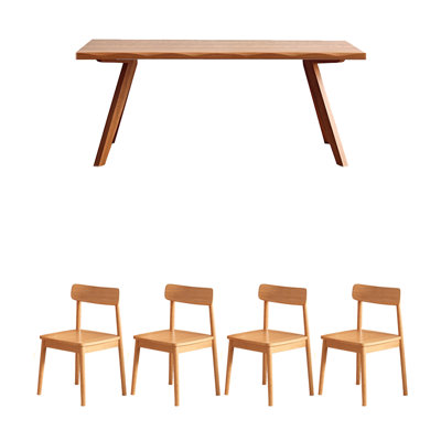Ensemble de salle à manger rectangulaire