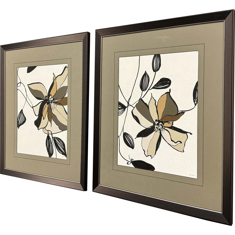 Art encadré «Gesture Bloom»
