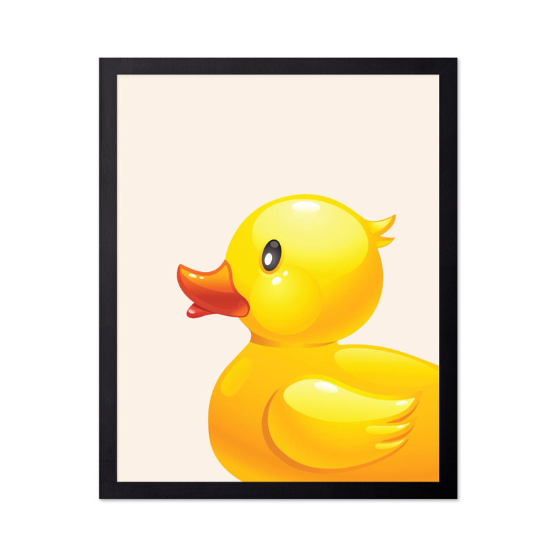 Canard en caoutchouc, Black Framed, Poster, 24"H x 32"W