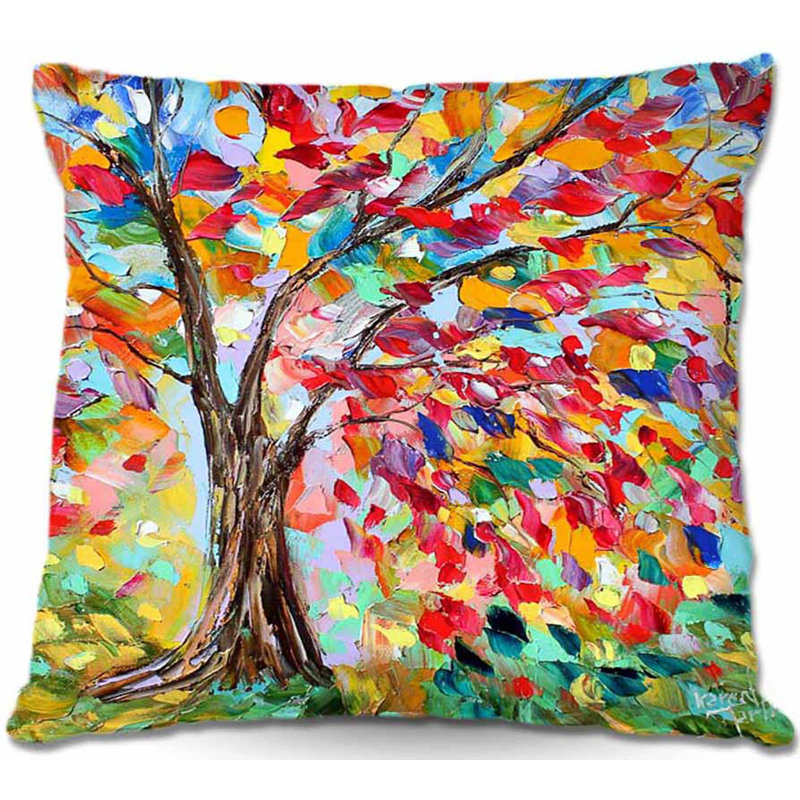 Floral Reversible Throw Pillow, 16" x 16"