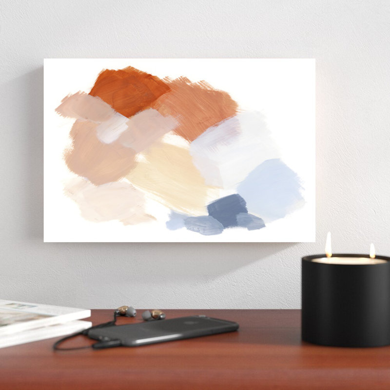 Palette Swatch II par Victoria Barnes - peinture sur toile tendue, H 8 po x l 12 po