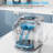 Efficient Portable Countertop Ice Maker: Quick 8-Cube In 6 Mins, Up To 26Lb/Day, 2 Ice Sizes, Perfect For Home/Party/Travel Grey-116422032