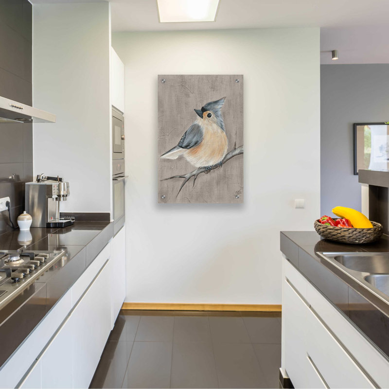 «Winter Bird I» par Jade Reynolds, H 36 po x l 24 po x P 0,2 po
