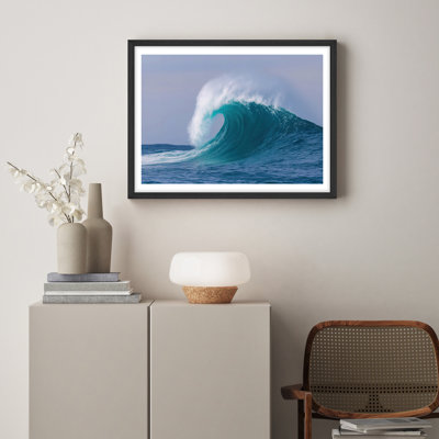 Reproduction d'art paysage encadrée pour la nature