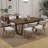 Solid Wood Dining Table Set Farmhouse Extendable Dining Table And Upholstered Chair For Dining Room/Kitchen-110843347-110843346-110843348