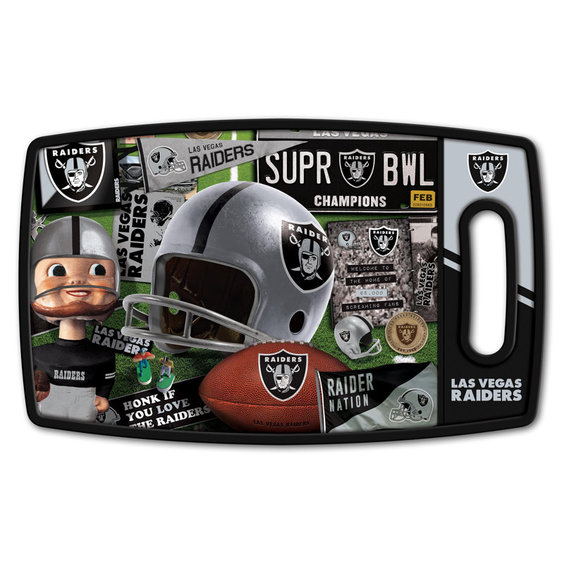 NFL Retro Series Cutting Board, Las Vegas Raiders