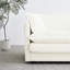 Fauteuil respirant en chenille - siège simple blanc confortable pour le salon