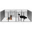 16 - Clôture pour chien à panneau 40 po de hauteur, finition à double revêtement, imperméable, idéale pour les activités de cour et de récréation