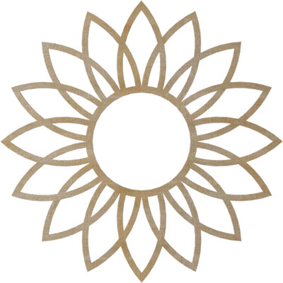 Médaillon de plafond en bois Daisy