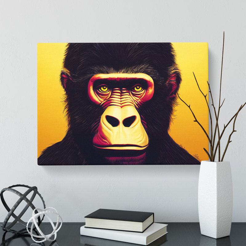 Gorilla Art Vol.3 - Wrapped Canvas, 35cm H x 50cm W x 3cm D