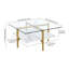 Four Leg Coffee Table with Storage-36256726