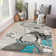 Tapis turquoise Amira