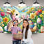Joyeuses Pâques, toile de fond, lapin, œufs de Pâques, fleur, bannière, Pâques, printemps, fête, décorations et fournitures pour la maison