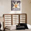 Tête de lit Alexus de style moderne Mid-Century au fini brun, H 50,50 po x l 57,25 po x P 0,8 po-945226515
