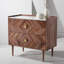 Commode en marbre 2 tiroirs Cora Rose