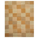 Tapis en laine beige noué la 7 pi 1 po x 9 pi one-of-kind Sylvanite