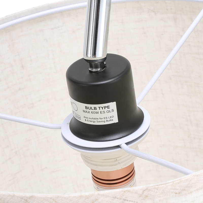 180cm Polished Torchiere Floor Lamp