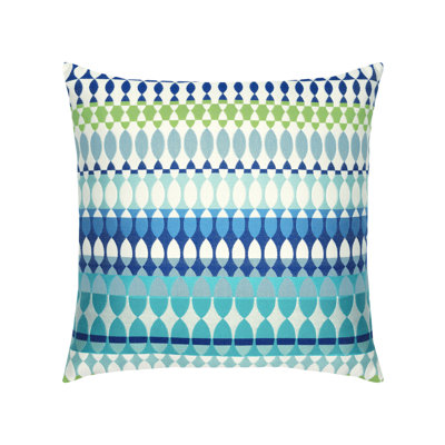 Modern Oval Ocean Pillow Cover & Insert