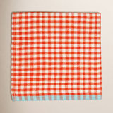 Gingham Linen Square Napkins