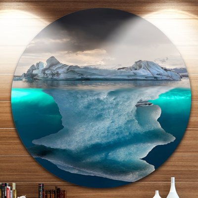 «Iceberg in Sea», impression sur métal