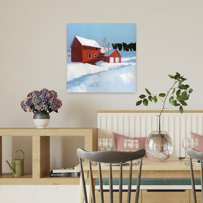 «Quiet Abstract Contemporary Winter Architecture Art»