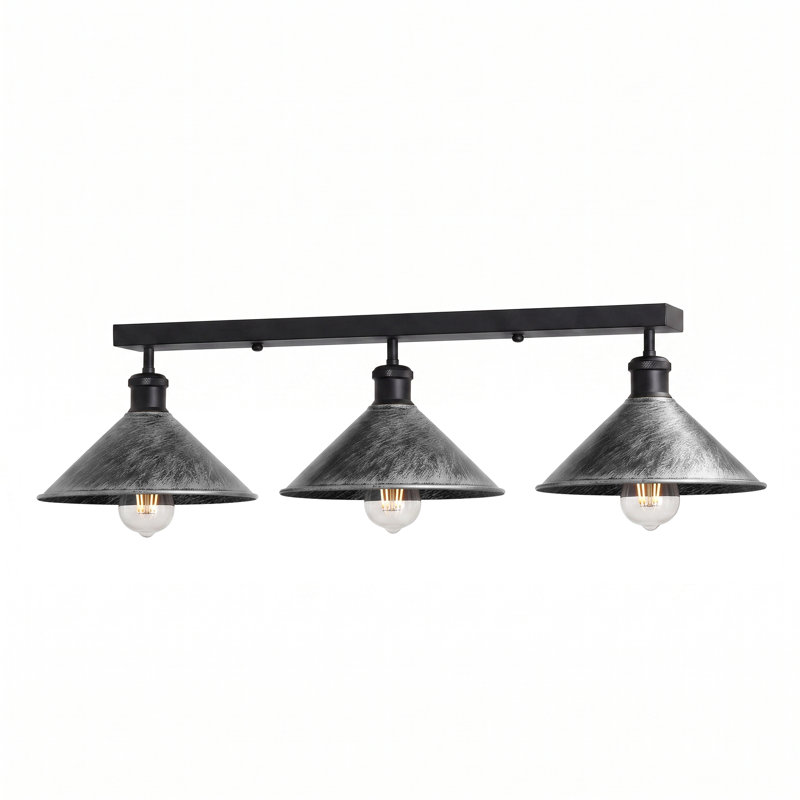 Menoher Flush Mount and Semi Flush Mount, No, Brushed Silver