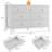 54" Wide Fluted 7-Drawer Modern Wooden Dresser-2047196902