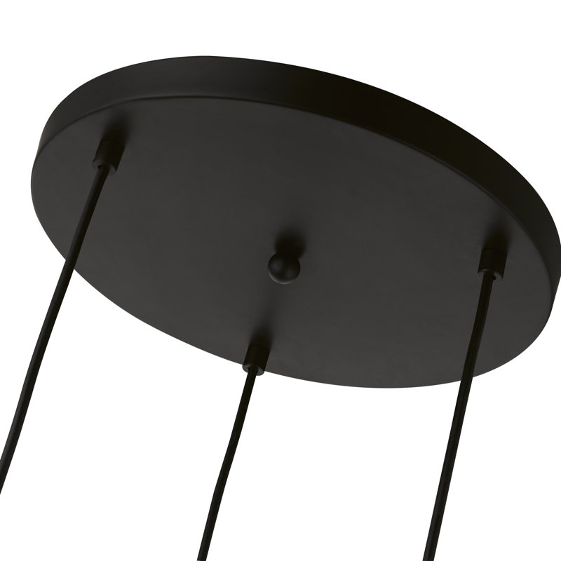 Luminaire suspendu en forme de dôme à 3 lumières Doniya
