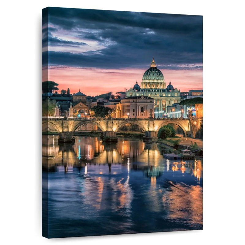 Aime St Peter's Basilica In Rome, 36" H x 24" W