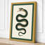 Snake in Profile Botanical - Wrapped Canvas-1676168760-1676168764