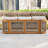 Brewsty Acacia Wood Patio Sofa With Cushions