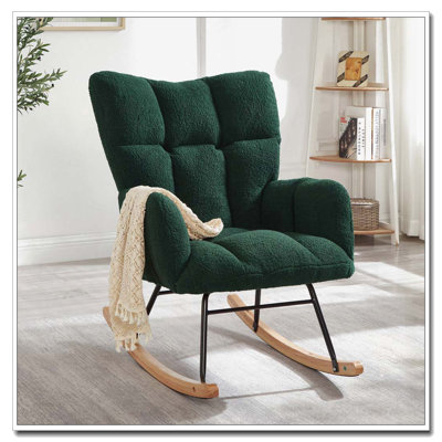 Teddy Fabric Rocking Chair