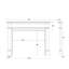 Lakeport Traditional Wood Fireplace Mantel Surround Kit Includes Wooden Mantel Surround And Shelf-1097431558-1097431557