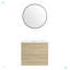 Meuble-lavabo mural 24 po avec lavabo en céramique-100166278