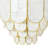 Abbington Round 4-Tier Capiz and Metal Flush Mount Ceiling Light-436316856