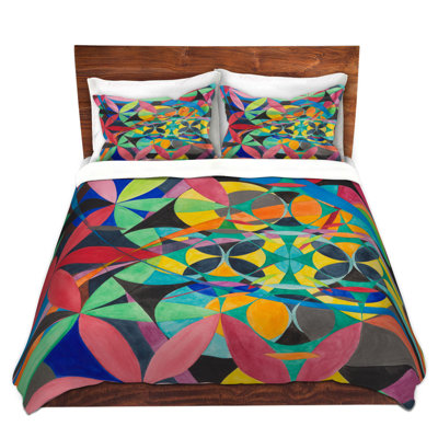 Ensemble de housse de couette en microfibre DiaNoche par Lorien Suarez - Geo Botanicals 50