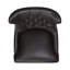 Fauteuil d'appoint en cuir Garrison - brun