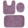 Billy-Dean Nylon 3 Piece Bath Rug Set with Non-Slip Backing