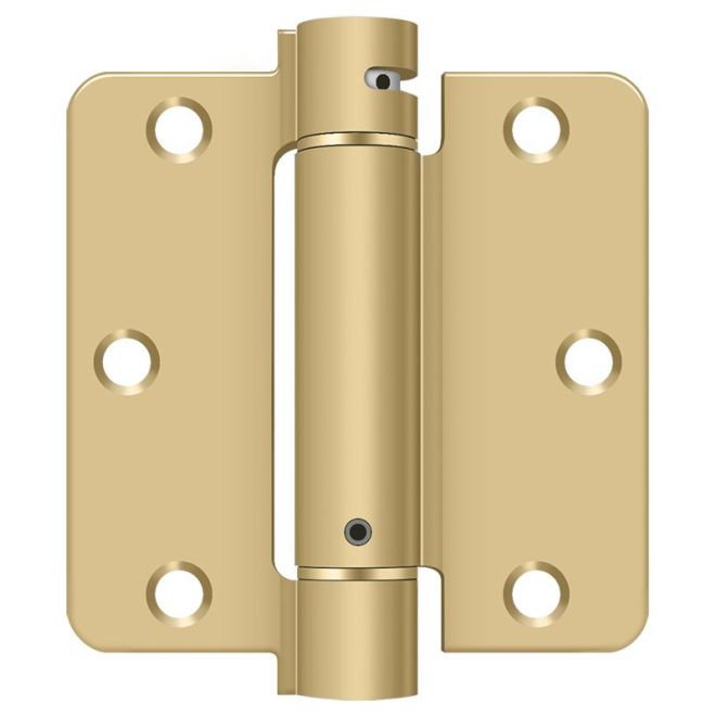 Steel Hinge, PVD Polished Brass