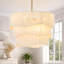 Virelle 6-Light Boho Dimmable Tiered Drum Chandelier