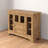 Shaeffer Extendable to 95-inches Flip-Top 2-drawer Solid Wood Server