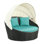 Siesta Outdoor Rattan Canopy Bed